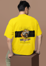 Oversize Tiger Back Print T-Shirt for Men - Image 2