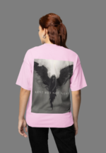 "Lost But Not Weak" Dark Angel Graphic Oversized Tee - Image 2