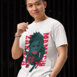 Urban Demon Graphic Oversized T-Shirt for Men