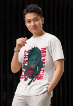 Urban Demon Graphic Oversized T-Shirt for Men