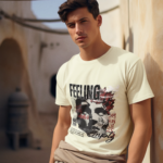 Feeling Empty Graphic Oversized T-Shirt for Men