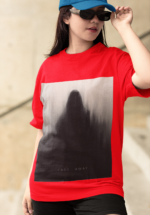 "Fade Away" Ethereal Silhouette Graphic Oversized Tee - Image 4