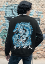 Saiyan Dragon Graphic Sweatshirt for Men - Image 2