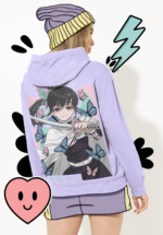 "Demon Slayer" Kanao Tsuyuri Butterfly Graphic Premium Hoodie - Image 3