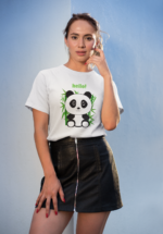 Hello Panda Graphic T-Shirt for Women - Image 6