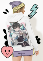 "Demon Slayer" Kanao Tsuyuri Butterfly Graphic Premium Hoodie - Image 5