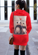 "Couple Goals" Panda Graphic Premium Hoodie - Image 3