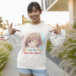 "Main Cute Bhi Hoon" Anime Graphic Premium Sweatshirt
