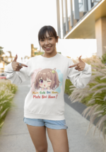 "Main Cute Bhi Hoon" Anime Graphic Premium Sweatshirt