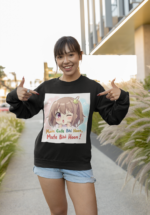 "Main Cute Bhi Hoon" Anime Graphic Premium Sweatshirt - Image 5