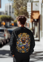 Saiyan Warriors Graphic Sweatshirt for Men - Image 2