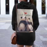 "Couple Goals" Panda Graphic Premium Hoodie