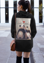 "Couple Goals" Panda Graphic Premium Hoodie
