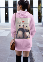 "Couple Goals" Panda Graphic Premium Hoodie - Image 6