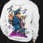 Joestar Power Pose Anime Hoodie