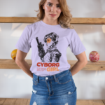 Cyborg Girl Graphic T-Shirt for Women
