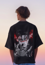 Anime Shadow Oversized T-Shirt - Image 8