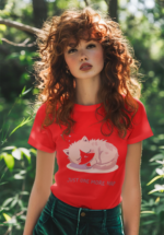 Just One More Nap Cat Graphic T-Shirt for Women - Image 4
