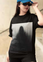 "Fade Away" Ethereal Silhouette Graphic Oversized Tee - Image 6