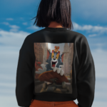"Tom & Jerry" Skateboard Chase Premium Graphic Sweatshirt