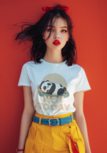 Not Today Panda Graphic T-Shirt for Women - Image 5