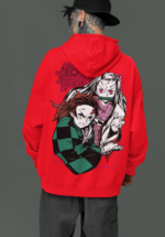 Demon Slayer Tanjiro Nezuko Anime Hoodie - Image 6