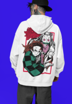 Demon Slayer Tanjiro Nezuko Anime Hoodie - Image 8