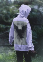 "Lost But Not Weak" Dark Angel Graphic Premium Hoodie - Image 3