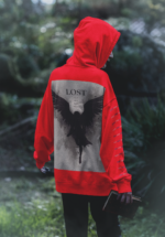 "Lost But Not Weak" Dark Angel Graphic Premium Hoodie - Image 4