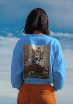 "Tom & Jerry" Skateboard Chase Premium Graphic Sweatshirt - Image 5