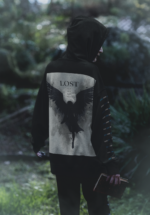 "Lost But Not Weak" Dark Angel Graphic Premium Hoodie - Image 5