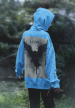 "Lost But Not Weak" Dark Angel Graphic Premium Hoodie - Image 6