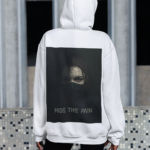 "Hide The Pain" Dark Aesthetic Graphic Premium Hoodie