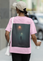 "Walk Alone" Cinematic Street Graphic Oversized Tee - Image 2