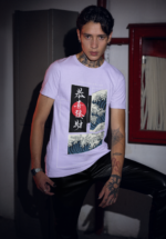 Japanese Wave Graphic Oversized T-Shirt for Men - Image 3