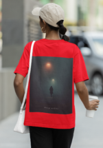 "Walk Alone" Cinematic Street Graphic Oversized Tee - Image 3