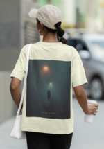 "Walk Alone" Cinematic Street Graphic Oversized Tee - Image 4
