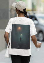 "Walk Alone" Cinematic Street Graphic Oversized Tee - Image 5