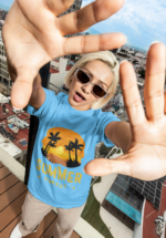 Summer Sunset Graphic T-Shirt for Women - Image 7