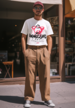 Innocent Graffiti Graphic Oversized T-Shirt for Men - Image 3