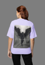 "Lost But Not Weak" Dark Angel Graphic Oversized Tee - Image 3