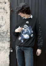 Retro Plumber Graphic Sweatshirt for Men - Image 2