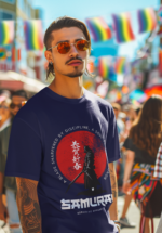 Samurai Warrior T-Shirt – “Forged by Discipline” Graphic Tee for Men | Nautanki Wear - Image 5