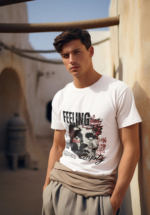 Feeling Empty Graphic Oversized T-Shirt for Men - Image 2