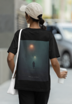 "Walk Alone" Cinematic Street Graphic Oversized Tee - Image 6