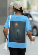"Walk Alone" Cinematic Street Graphic Oversized Tee - Image 7