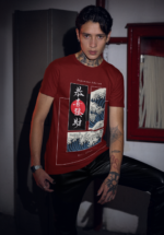 Japanese Wave Graphic Oversized T-Shirt for Men - Image 8