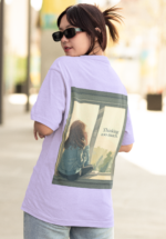 "Thinking Too Much" Lofi Aesthetic Graphic Oversized Tee - Image 3
