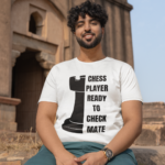 Checkmate Chess Graphic Oversized T-Shirt for Men