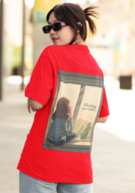 "Thinking Too Much" Lofi Aesthetic Graphic Oversized Tee - Image 4